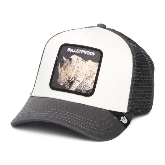 Goorin Bulletproof Trucker Cap - White-Grey