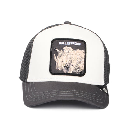 Goorin Bulletproof Trucker Cap - White-Grey