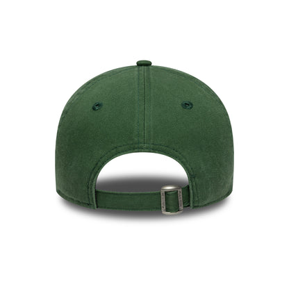 New Era 9TWENTY L.A. Dodgers Baseball Cap - MLB Washed Script - Green-Navy