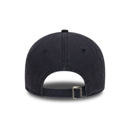 New Era 9TWENTY New York Yankees Baseball Cap - MLB Washed Script - Navy-White