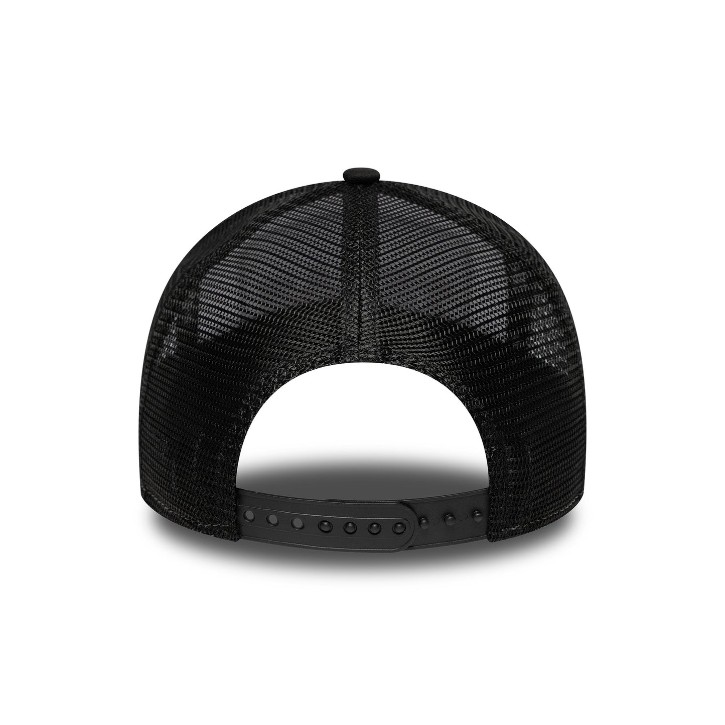 New Era Austin A-Frame Trucker Cap - Location Patch - White-Black