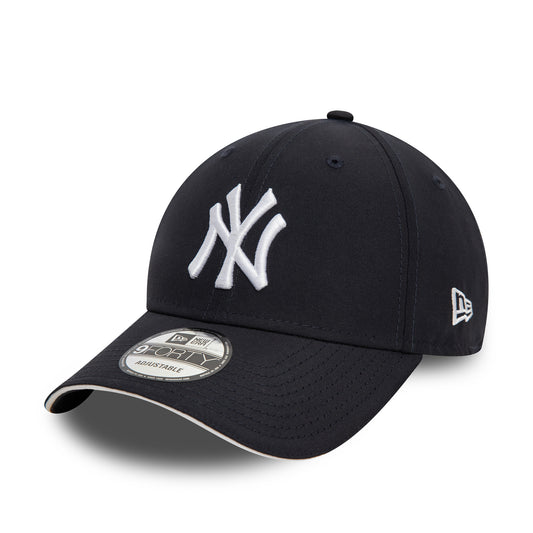 New Era 9FORTY New York Yankees Baseball Cap - MLB Microfibre - Navy-White