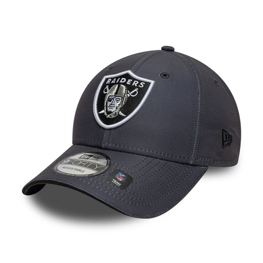 New Era 9FORTY Las Vegas Raiders Baseball Cap - NFL Microfibre - Charcoal-Black