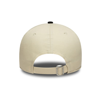 New Era 9FORTY L.A. Dodgers Baseball Cap - MLB Colourblock - Cream-Black