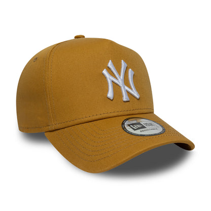 New Era 9FORTY New York Yankees A-Frame Snapback Cap MLB League Essential - Ochre-White