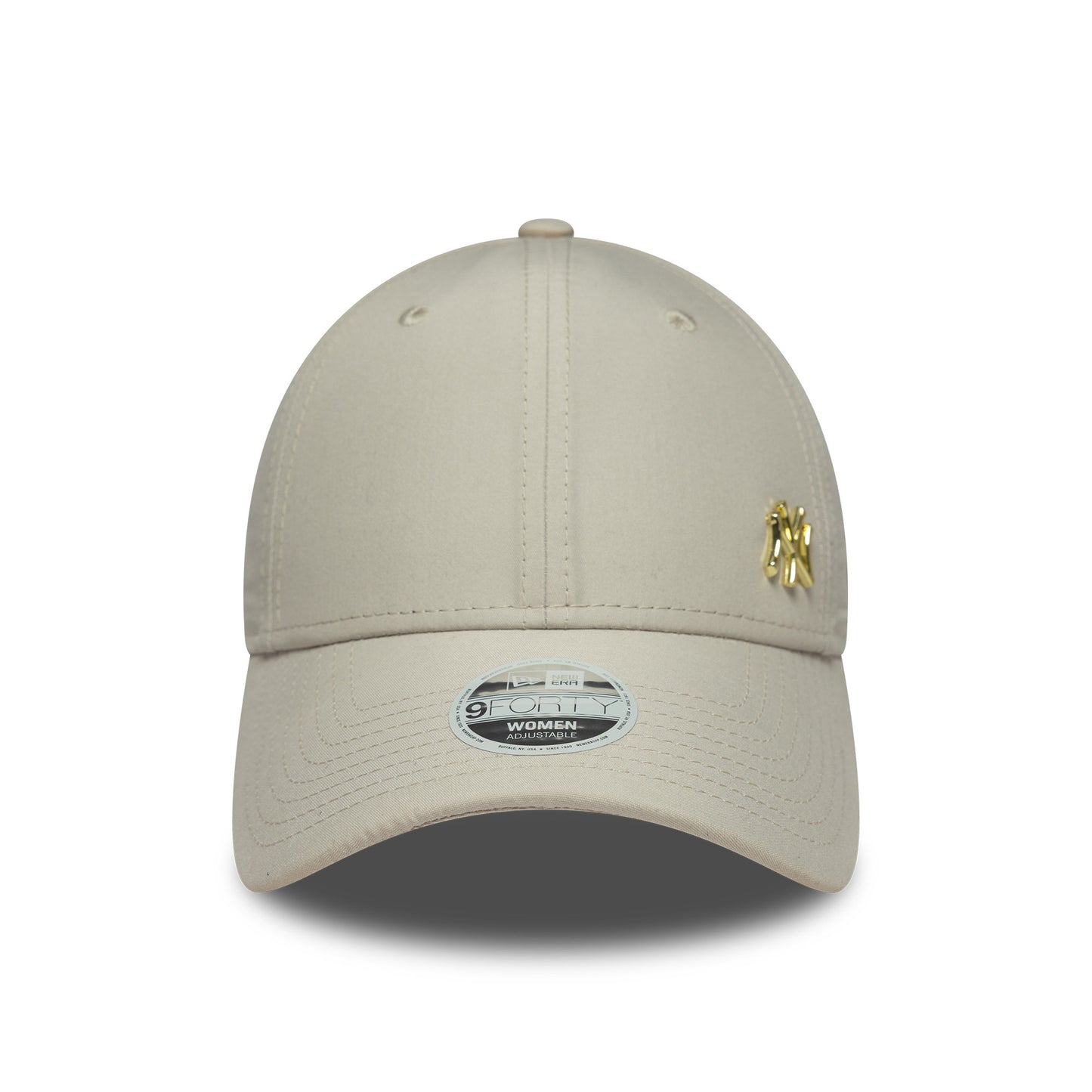 New Era Womens 9FORTY New York Yankees Baseball Cap - MLB Flawless - Stone-Gold