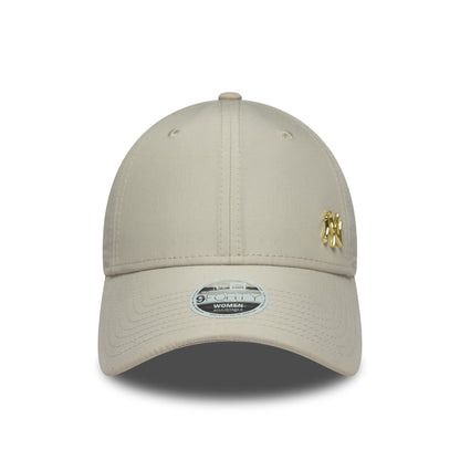 New Era Womens 9FORTY New York Yankees Baseball Cap - MLB Flawless - Stone-Gold