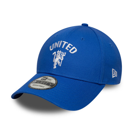 New Era 9FORTY Manchester United FC Baseball Cap - Seasonal - Deep Blue