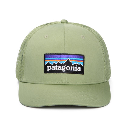 Patagonia Hats P-6 Logo Organic Cotton Trucker Cap - Light Olive