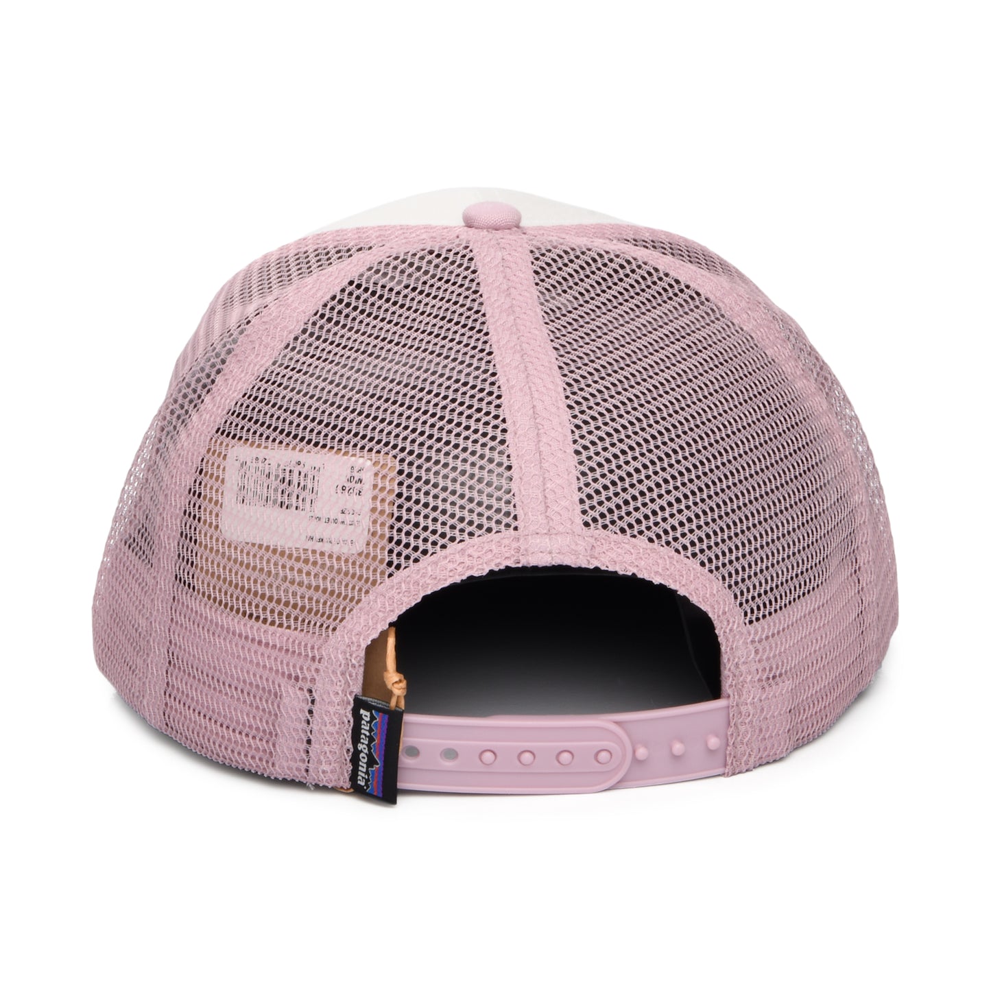 Patagonia Hats P-6 Logo Organic Cotton Trucker Cap - White-Violet