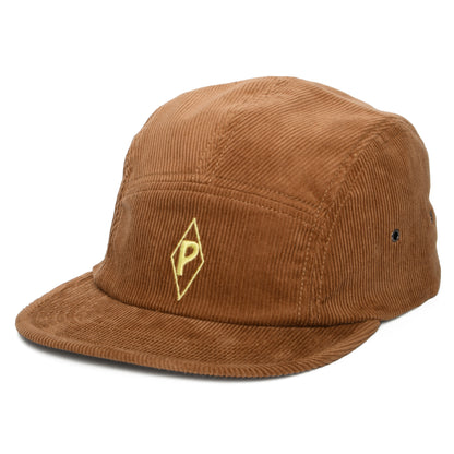 Patagonia Hats Water People Mark Graphic Maclure Corduroy 5 Panel Cap - Brown