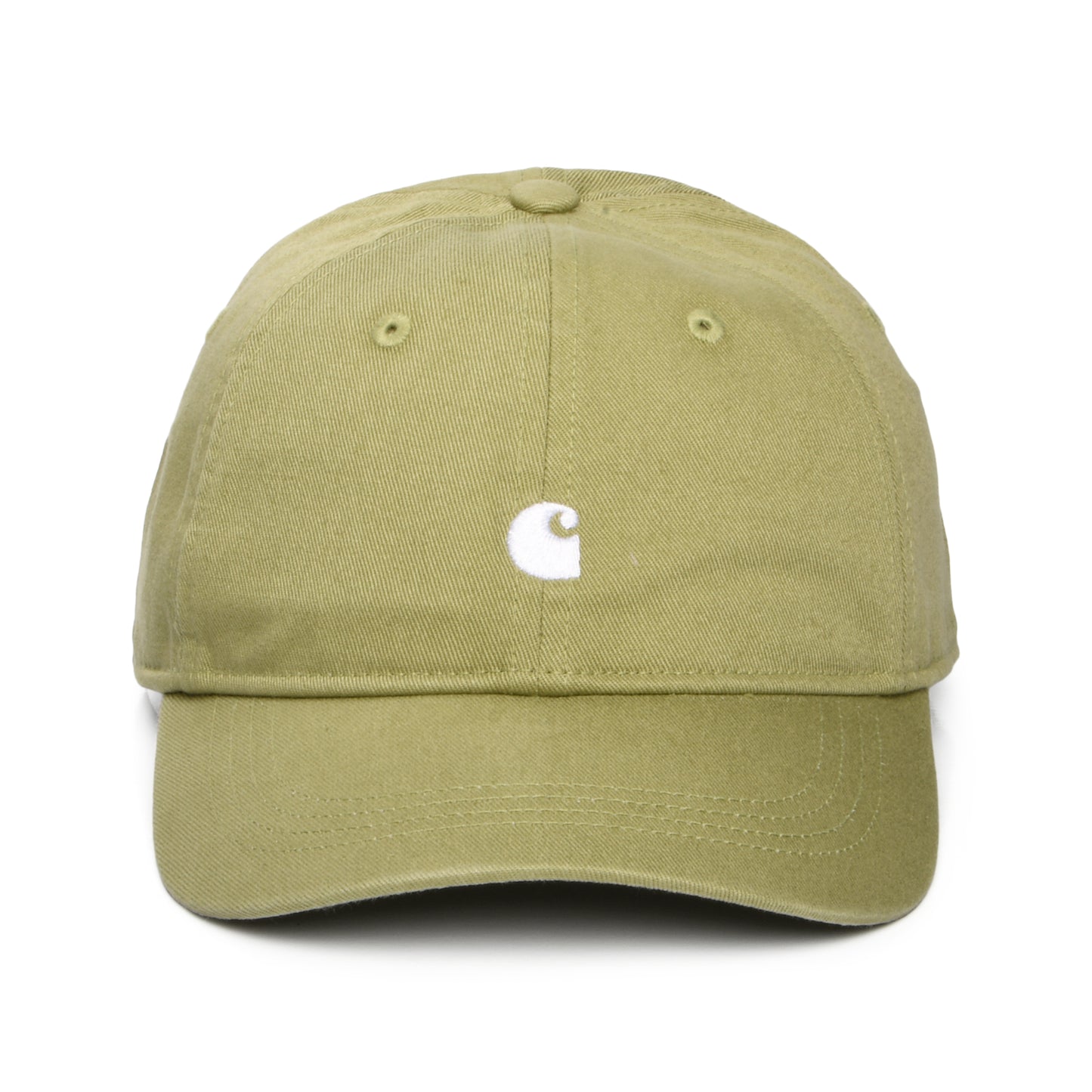 Carhartt WIP Hats Madison Logo Baseball Cap - Light Olive-White