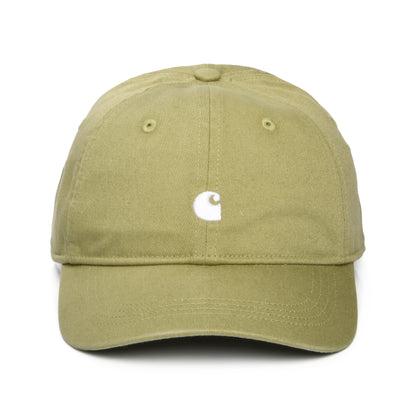 Carhartt WIP Hats Madison Logo Baseball Cap - Light Olive-White