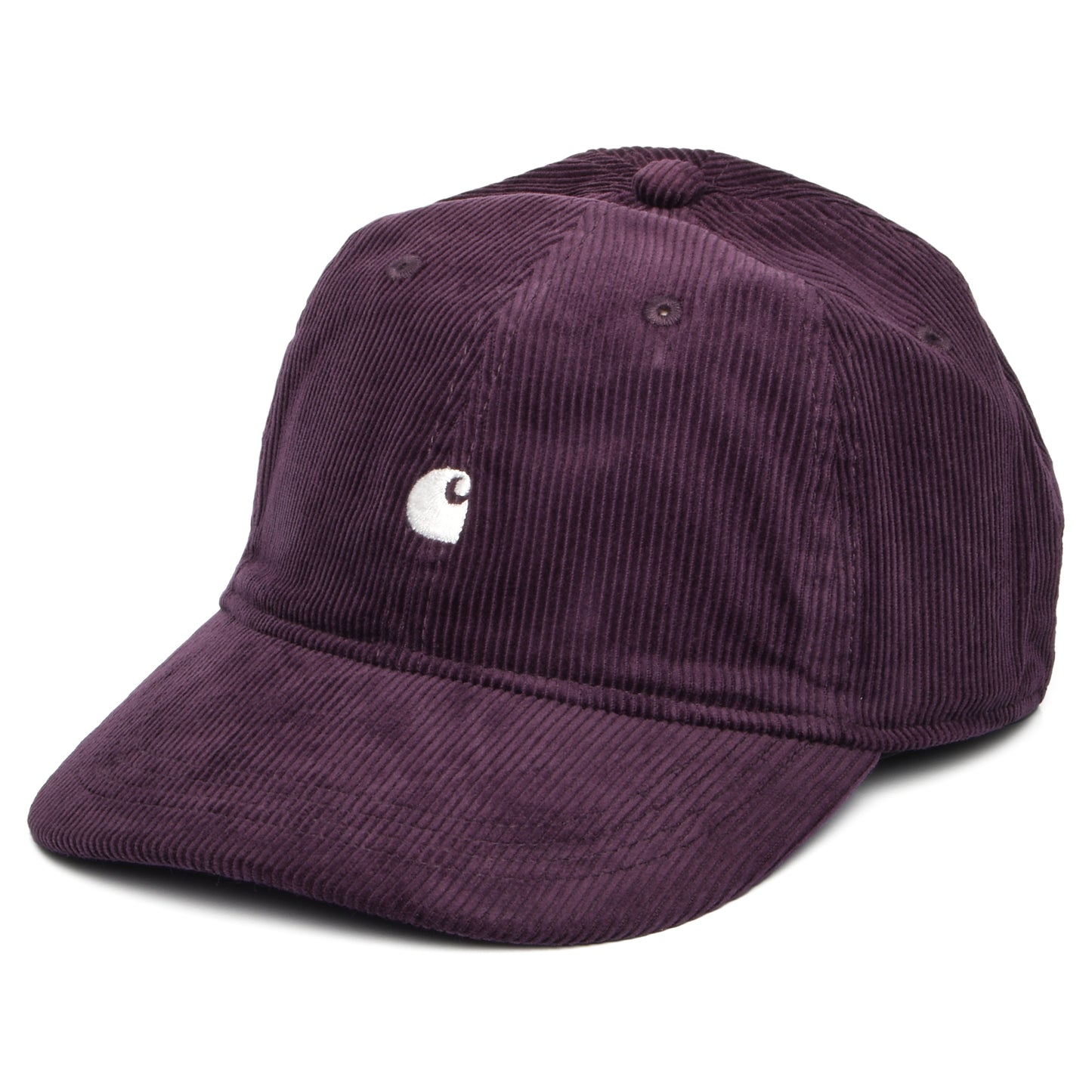 Carhartt WIP Hats Harlem Corduroy Baseball Cap - Purple-White