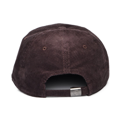 Carhartt WIP Hats Harlem Corduroy Baseball Cap - Mid Brown-White