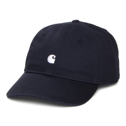 Carhartt WIP Hats Madison Logo Baseball Cap - Dark Navy-White