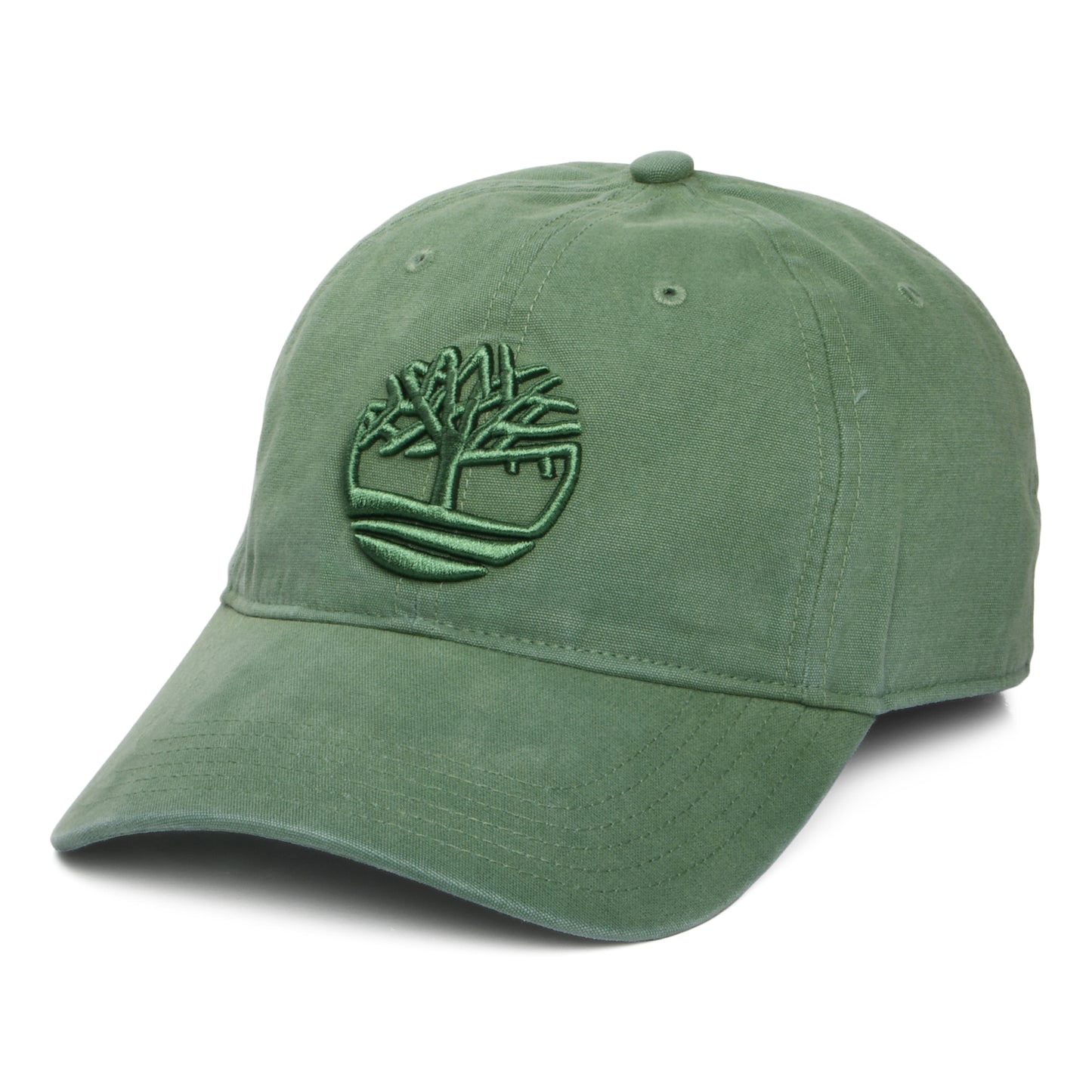 Timberland Hats Soundview Cotton Canvas Baseball Cap - Light Forest