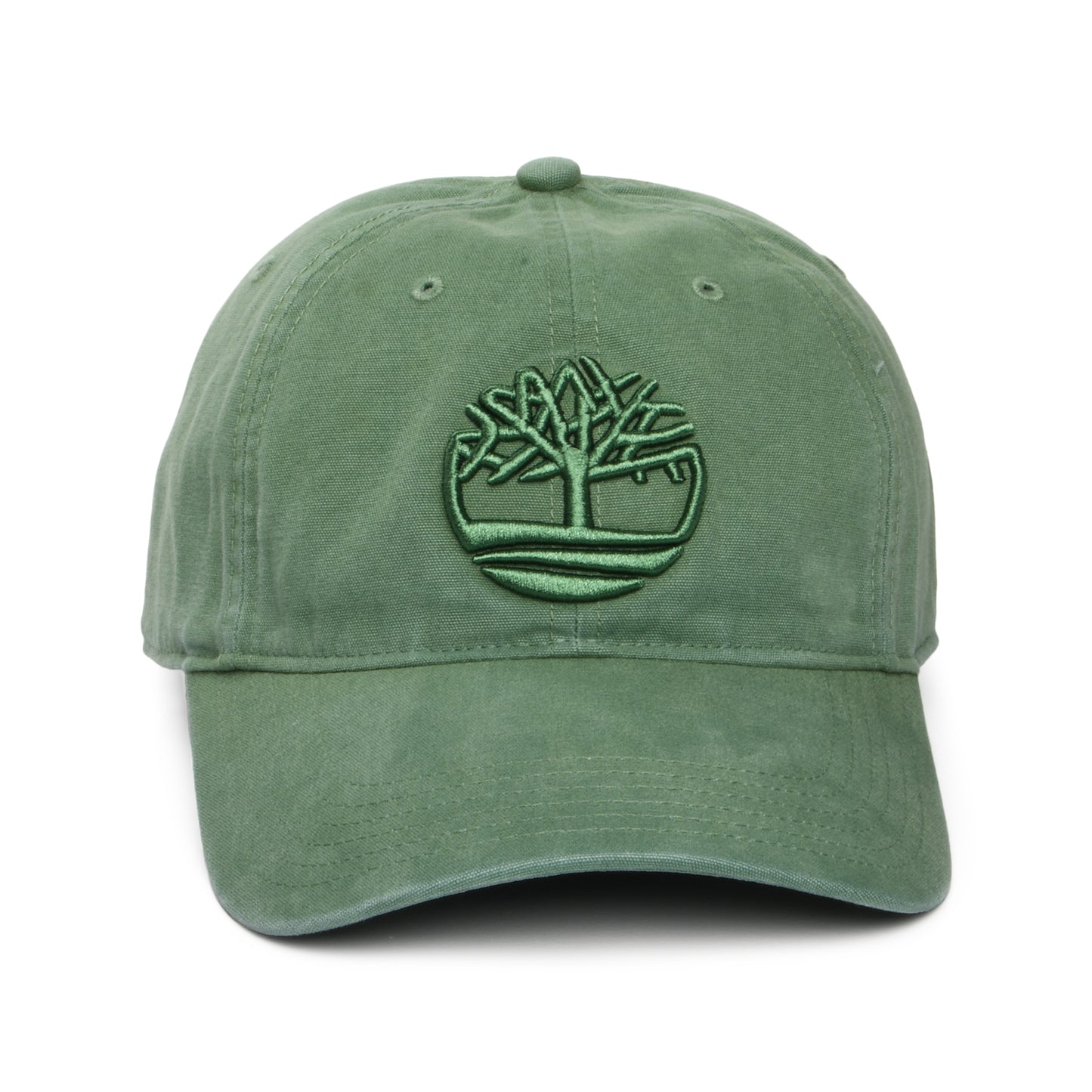 Timberland Hats Soundview Cotton Canvas Baseball Cap - Light Forest