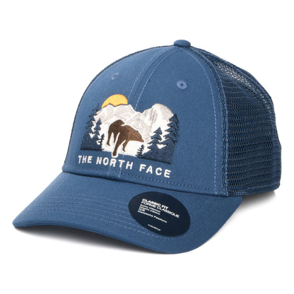 The North Face Hats Embroidered Mudder Recycled Trucker Cap - Smoke Blue