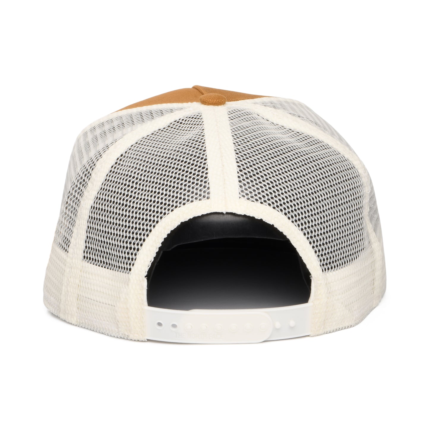 The North Face Hats Half Dome Flat Brim Trucker Cap - Tan-White