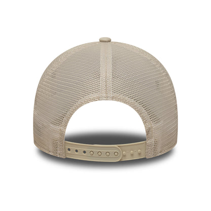 New Era L.A. Dodgers A-Frame Trucker Cap - MLB League Essential - Stone-White