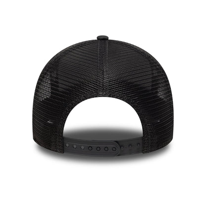 New Era Chicago Bulls A-Frame Trucker Cap - NBA Outline - Dark Grey-White