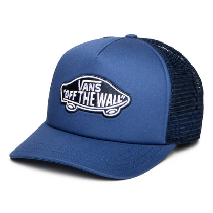 Vans Hats Classic Patch Curved Brim Trucker Cap - Navy Blue
