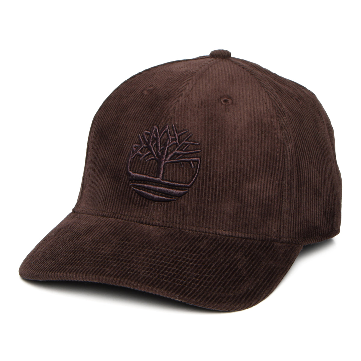 Timberland Hats Logo Corduroy Baseball Cap - Brown