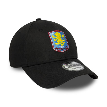 New Era 9FORTY Aston Villa FC Baseball Cap - Core - Black