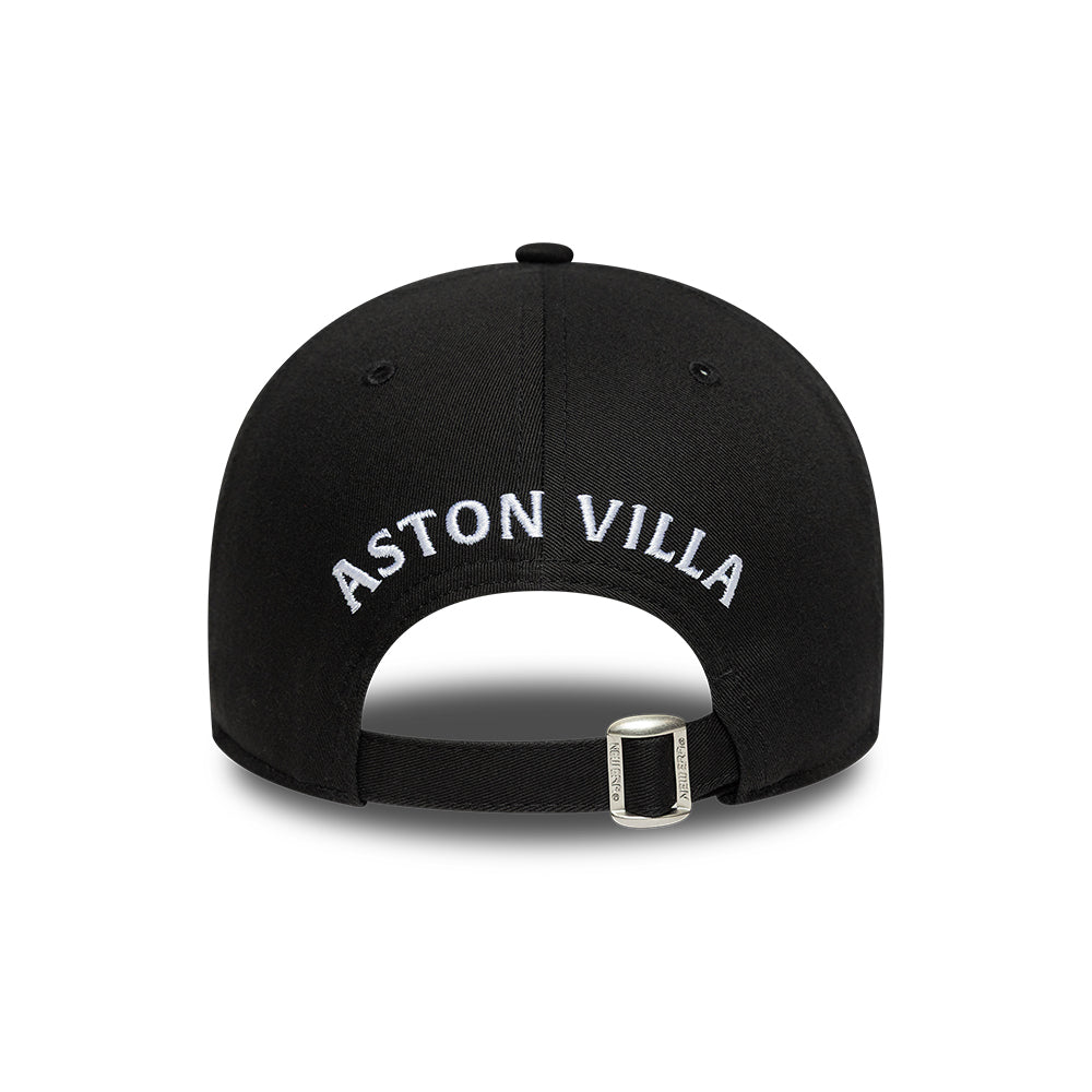 New Era 9FORTY Aston Villa FC Baseball Cap - Core - Black