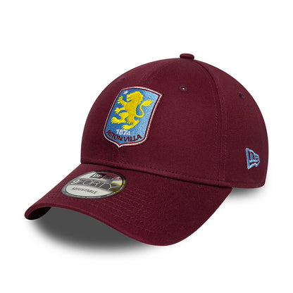 New Era 9FORTY Aston Villa FC Baseball Cap - Core - Claret