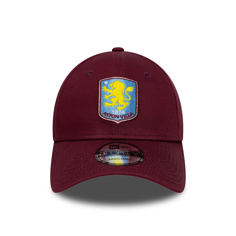 New Era 9FORTY Aston Villa FC Baseball Cap - Core - Claret