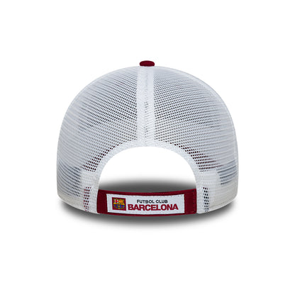 New Era 9FORTY FC Barcelona Trucker Cap - League - Cardinal-White