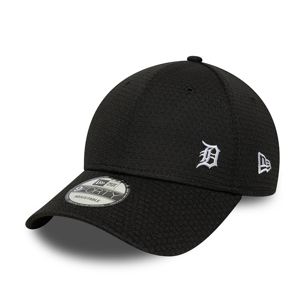 New Era 9FORTY Detroit Tigers Baseball Cap - MLB Flawless Mesh - Black-White