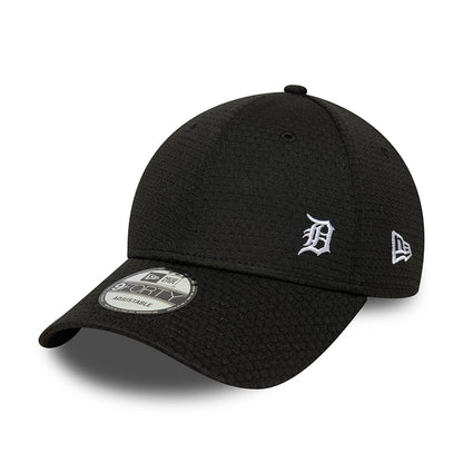 New Era 9FORTY Detroit Tigers Baseball Cap - MLB Flawless Mesh - Black-White