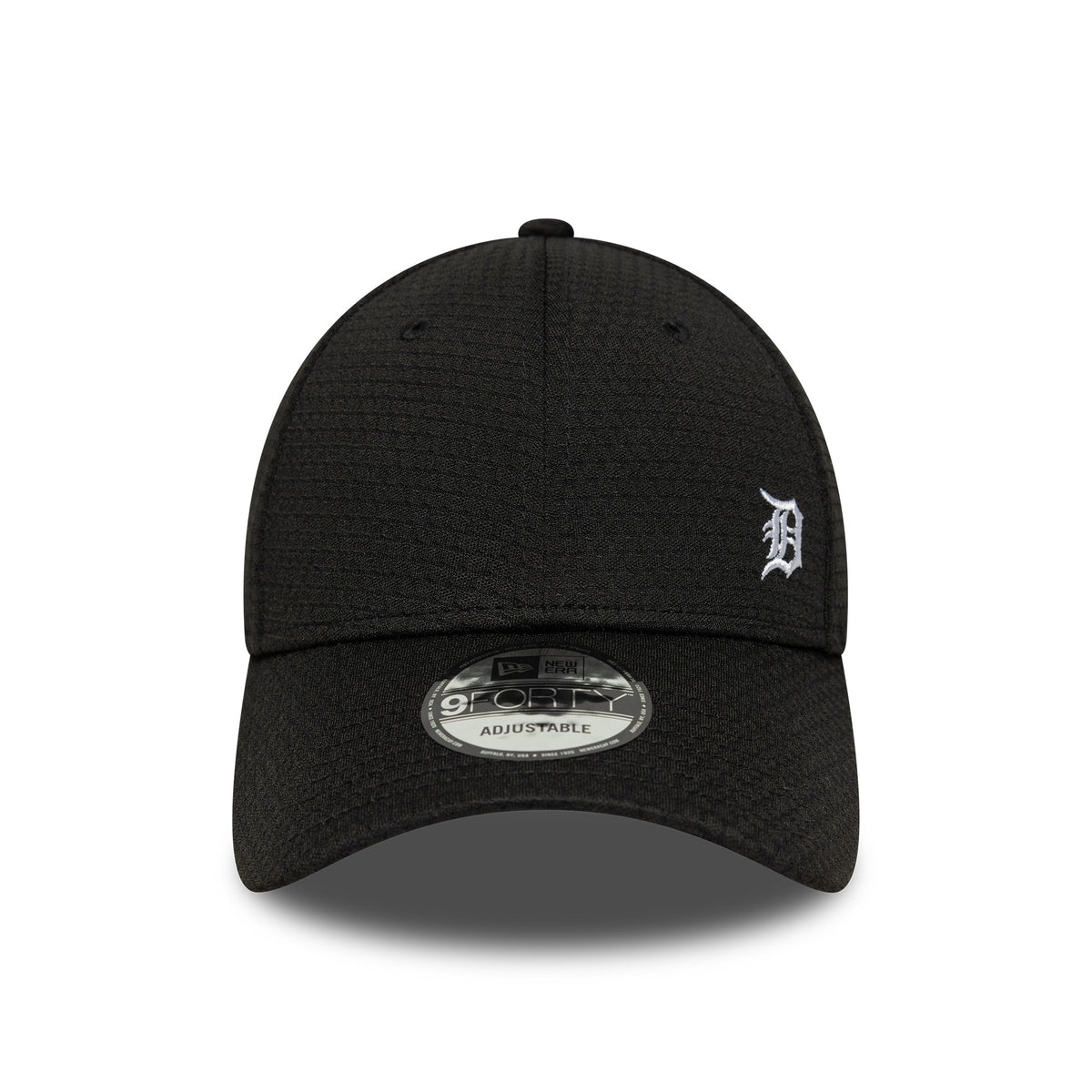 New Era 9FORTY Detroit Tigers Baseball Cap - MLB Flawless Mesh - Black-White