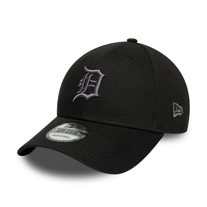 New Era 9FORTY Detroit Tigers Baseball Cap - MLB League Essential - Black-Charcoal