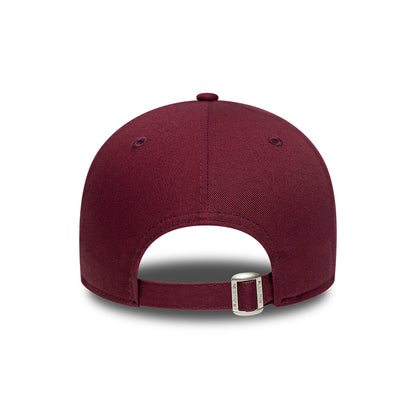 New Era 9FORTY L.A. Dodgers Baseball Cap - MLB Team Outline - Burgundy-Cream