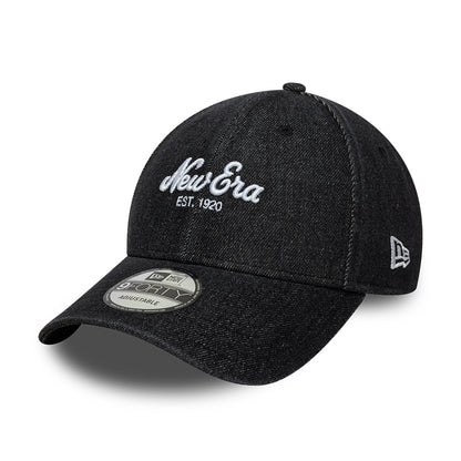 New Era 9FORTY Denim Baseball Cap - Black