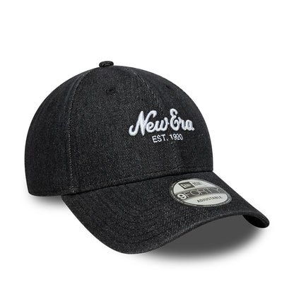 New Era 9FORTY Denim Baseball Cap - Black