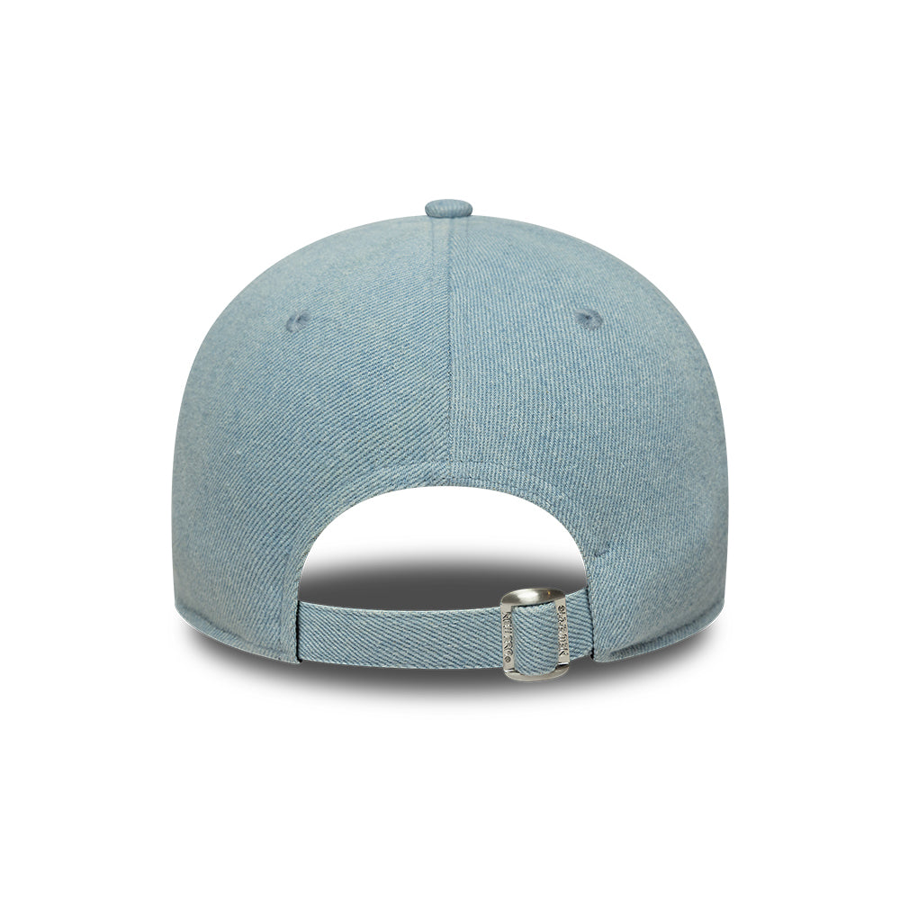 New Era 9FORTY Denim Baseball Cap - Light Blue