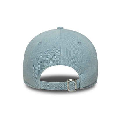 New Era 9FORTY Denim Baseball Cap - Light Blue