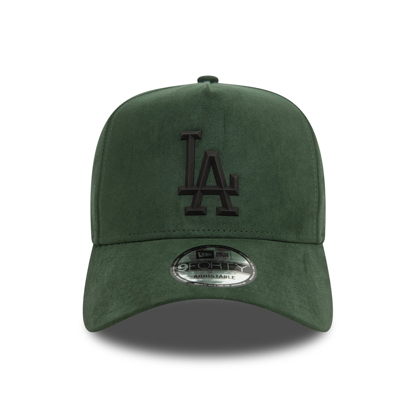 New Era 9FORTY L.A. Dodgers A-Frame Snapback Cap - MLB Faux Suede - Dark Green-Black