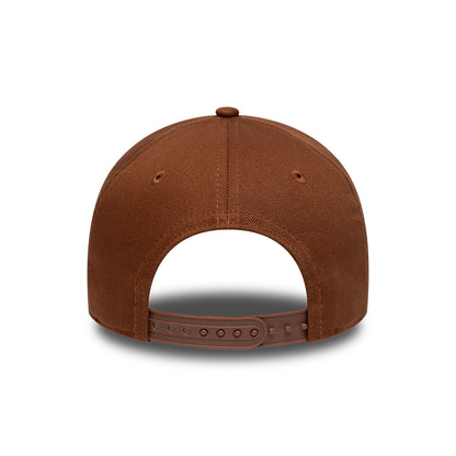 New Era 9FORTY L.A. Dodgers A-Frame Snapback Cap - MLB League Essential - Deep Brown-White