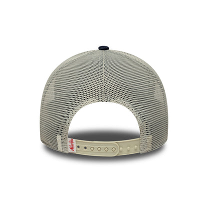 New Era 9FORTY A-Frame Trucker Cap - Patch Denim - Dark Blue