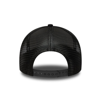 New Era 9FORTY New York A-Frame Trucker Cap - License Plate - Stone-Black