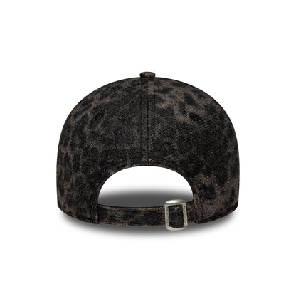 New Era Womens 9FORTY L.A. Dodgers Baseball Cap - MLB Cosy Leopard - Black