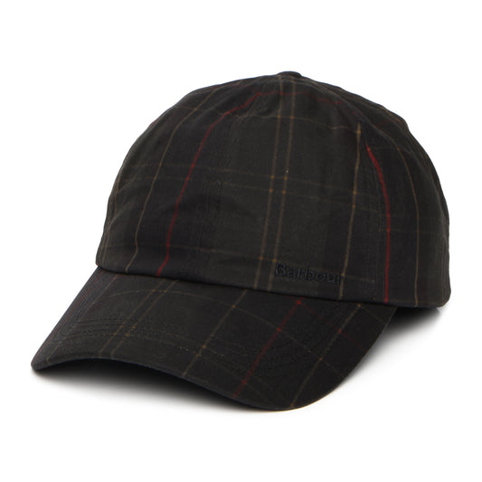 Barbour Hats Haydon Waxed Cotton Baseball Cap - Tartan