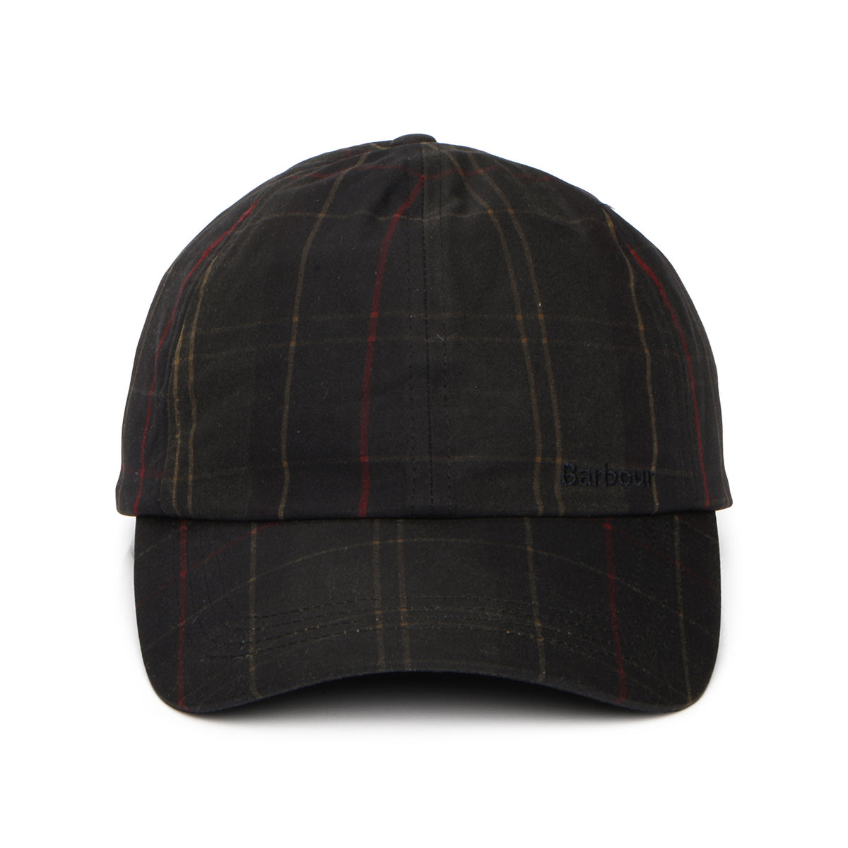 Barbour Hats Haydon Waxed Cotton Baseball Cap - Tartan