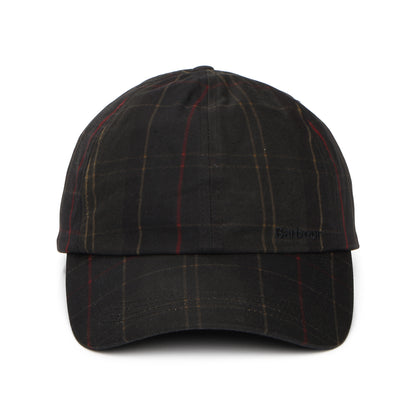 Barbour Hats Haydon Waxed Cotton Baseball Cap - Tartan